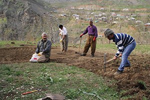 Sınır Köylerinde Bahar Mesaisi