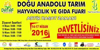 Van DATAF Fuarı na Hazır