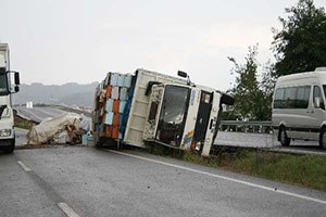 Arı Kovanı Taşıyan Tır Yoldan Çıktı Yüzlerce Kovan Arı Telef Oldu