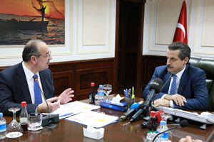 Bakan Çelik Bitkisel Yağ Sanayicileri Derneği Yönetim Kurulu Üyelerini Kabul Etti