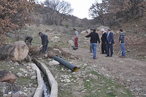 Koyulhisar da 4 Bin 860 Metre Sulama Kanalı Yapıldı