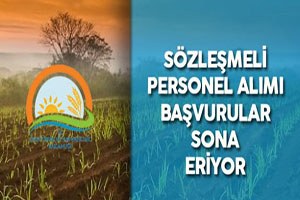 Gıda Tarım ve Hayvancılık Bakanlığı Sözleşmeli Ziraat Mühendisi Alımı Başvurular Sona Eriyor