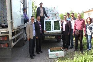 Muş ta 95 Bin Adet Biber Fidesi Dağıtıldı