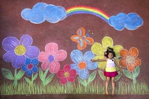 Çiçek Olan 10 Bin Çocuktan Guinness Rekoru