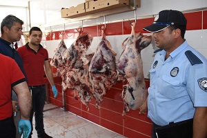 İncirliova da Kaçak Et Denetimi