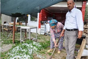 İzmir de Tarım Ürünleri Yüzde Altmış Zarara Uğradı