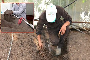 Atıklarla Beslediği Solucanlardan Organik Gübre Üretiyor