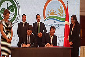 Türkiye Gürcistan Tarım Yürütme Komitesi Toplantısı Protokolü imzalandı