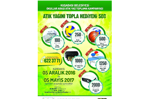 Kuşadası nda Atık Yağ Toplama Kampanyası