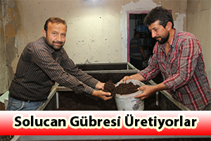 Solucan Gübresiyle Vatandaşı Teşvik Ediyorlar