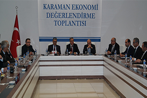 Karaman Ekonomi Değerlendirme Toplantısı Yapıldı