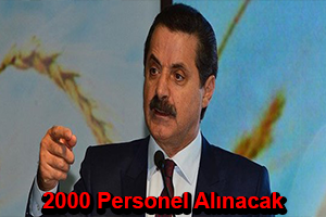 Tarım Bakanlığı Na 2 Bin Kişi Alınacak
