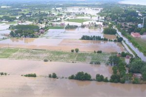 Sel Bölgesi Havadan Görüntülendi