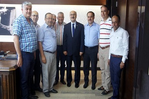 Aydın Ticaret Borsası Vali Yavuz Selim Köşger`i Bilgilendirdi