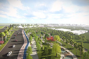 Portakal Çiçeği Parkı Kuruluyor