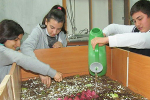 Öğrencilerden Solucan Gübresi