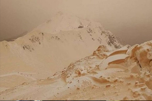 Soçi ye Turuncu Kar Yağdı Herkes Şaşkına Döndü