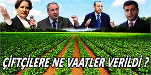 Siyasi Partilerin Tarım Vaatleri