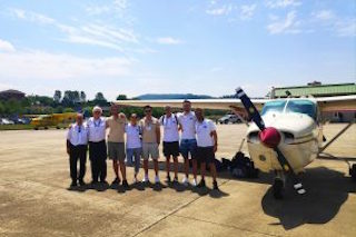 Karadeniz in yunusları havadan sayıldı