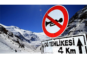 Türkiye nin Potansiyel Çığ Başlama Bölgeleri Belirlendi