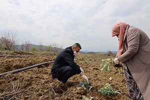 Yoldaş tan Çiftçilere Ziyaret