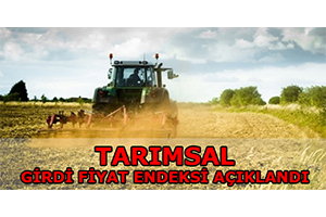 Tarımsal Girdi Fiyat Endeksi Açıklandı