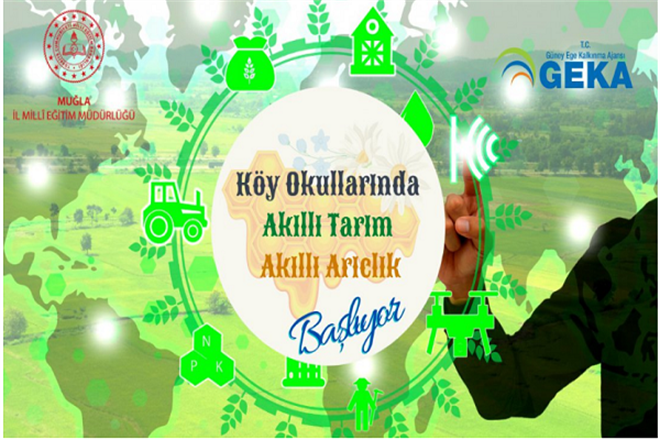 Muğla`da `Köy Okullarında Akıllı Tarım, Akıllı Arıcılık` Projesi
