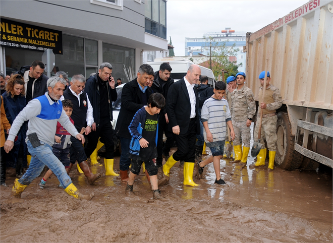İçişleri Bakanı Soylu Kumluca da İncelemelerde Bulundu 2