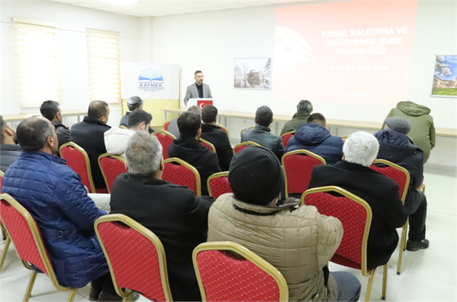 Sarıoğlan da Çiftçiler Kırsal Kalkınmayı Destekleme Programları Hakkında Bilgilendirildi