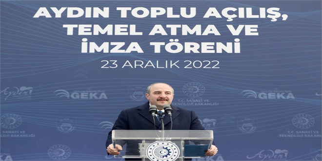 Bakan Varank Aydın da Toplu Açılış ve Temel Atma Törenine Katıldı