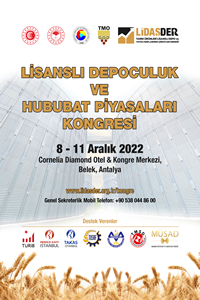 LİSANSLI DEPOCULUK ve HUBUBAT PİYASALARI KONGRESİ ANTALYA DA DÜZENLENECEK