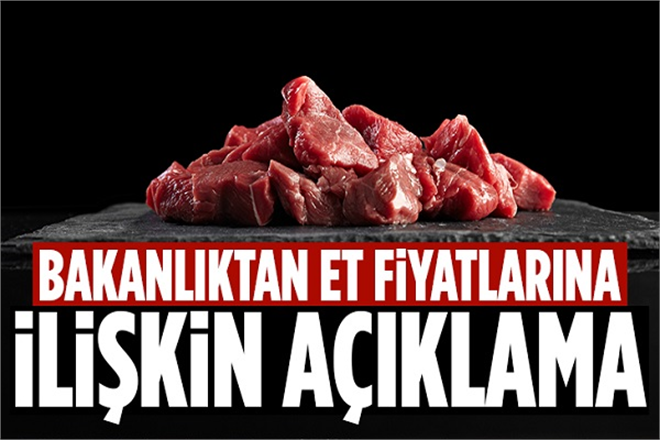 Tarım Bakanlığı ndan Et Ve Süt Kurumu Açıklaması