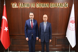 Bakan Kirişci Ukrayna Tarım Politikası ve Gıda Bakanı ile Görüştü