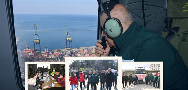 BAKAN VAHİT KİRİŞCİ HATAY YARSELİ BARAJI VE İSKENDERUN LİMANI NDA İNCELEMELERDE BULUNDU