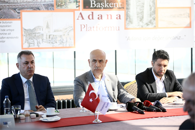 TARIM VE ORMAN BAKANI VAHİT KİRİŞCİ ADANA DA DÜZENLENEN BASIN TOPLANTISINDA KONUŞTU