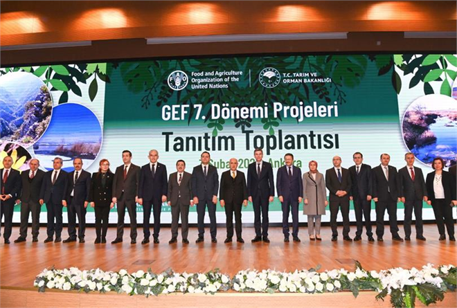 BAKAN KİRİŞCİ GEF 7 DÖNEMİ PROJELERİNİN TANITIM TOPLANTISINA KATILDI