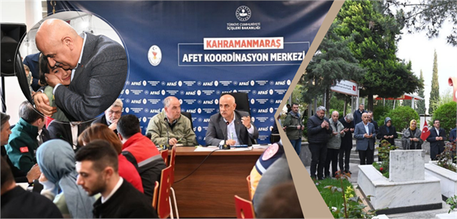 BAKAN KİRİŞCİ KAHRAMANMARAŞ TA DEPREMZEDELERLE İFTARDA BİRARAYA GELDİ