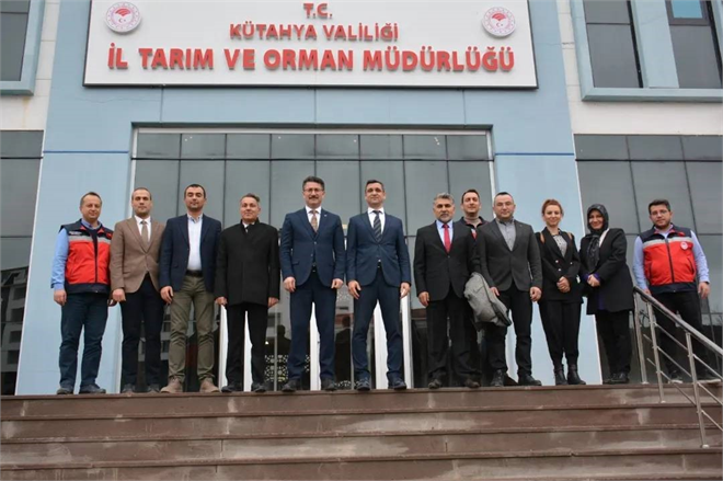 Kütahya ve Eskişehir Tarım Müdürlükleri, İller Arası Projelerde İş Birliği İçin Toplandı