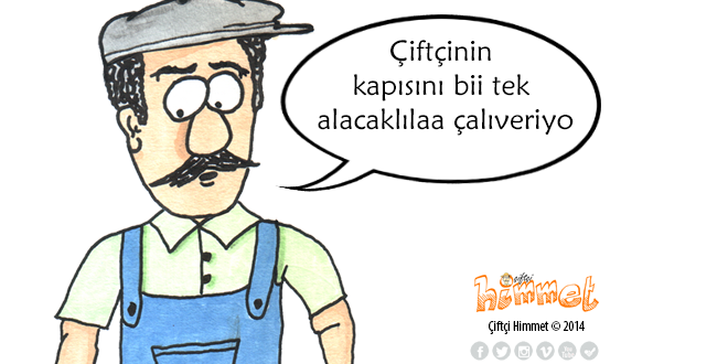 Çiftçinin kapısını bii tek alacaklılaa çalıveriyo