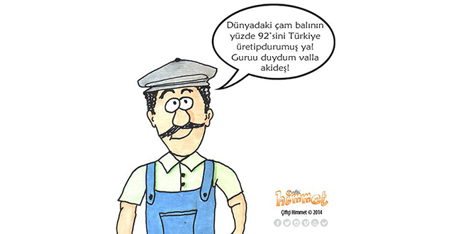 Dünyadaki çam balının yüzde 92 sini Türkiye üretipdurumuş ya Guruu duydum valla akideş