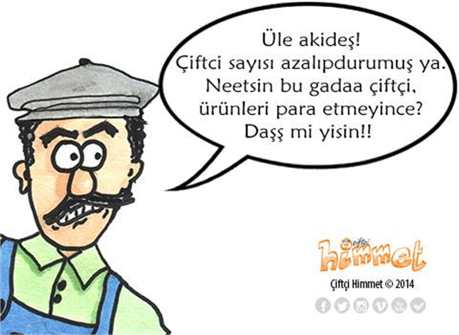 Üle akideş Çiftci sayısı azalıpdurumuş ya Neetsin bu gadaa çiftçi ürünleri para etmeyince Daşş mi yisin