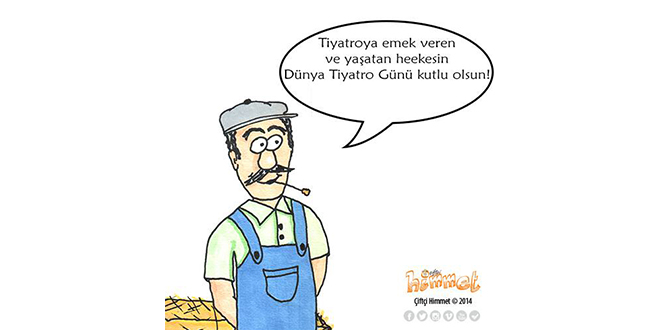 Tiyatroya emek veren ve yaşatan heekesin DünyaTiyatroGünü kutlu olsun