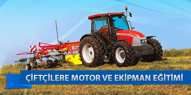 Çiftçilere motor ve ekipman eğitimi
