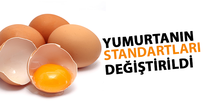 Yumurtanın Standartları değişti