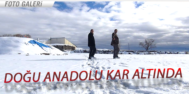 Doğu Anadolu kar altında