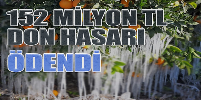 Tarsim 152 Milyon TL Don Hasarı Ödedi
