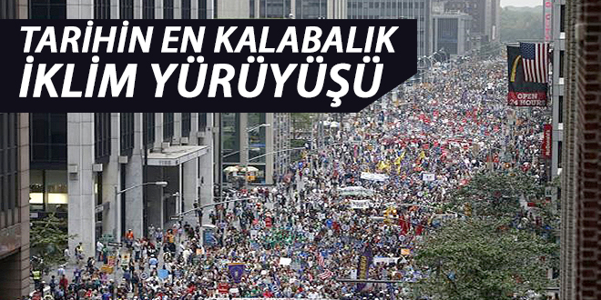 Tarihin En Kalabalık İklim Yürüyüşü