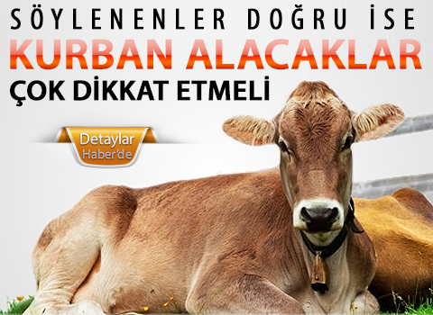 Kurban alacaklar çok dikkat etmeli