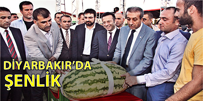 DİYARBAKIR DA KÜLTÜR VE KARPUZ FESTİVALİ