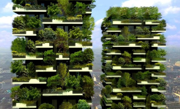 YERYÜZÜNÜN İLK DİKEY ORMANI KURULDU